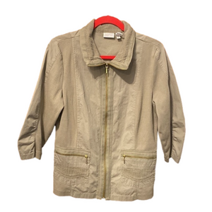 Chico’s lightweight zip up jacket.